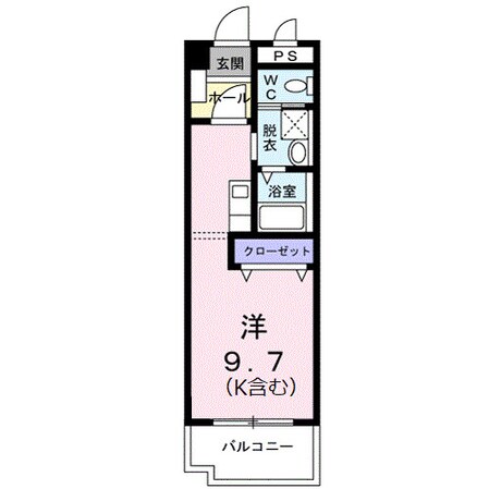 レールビューパレスの物件間取画像